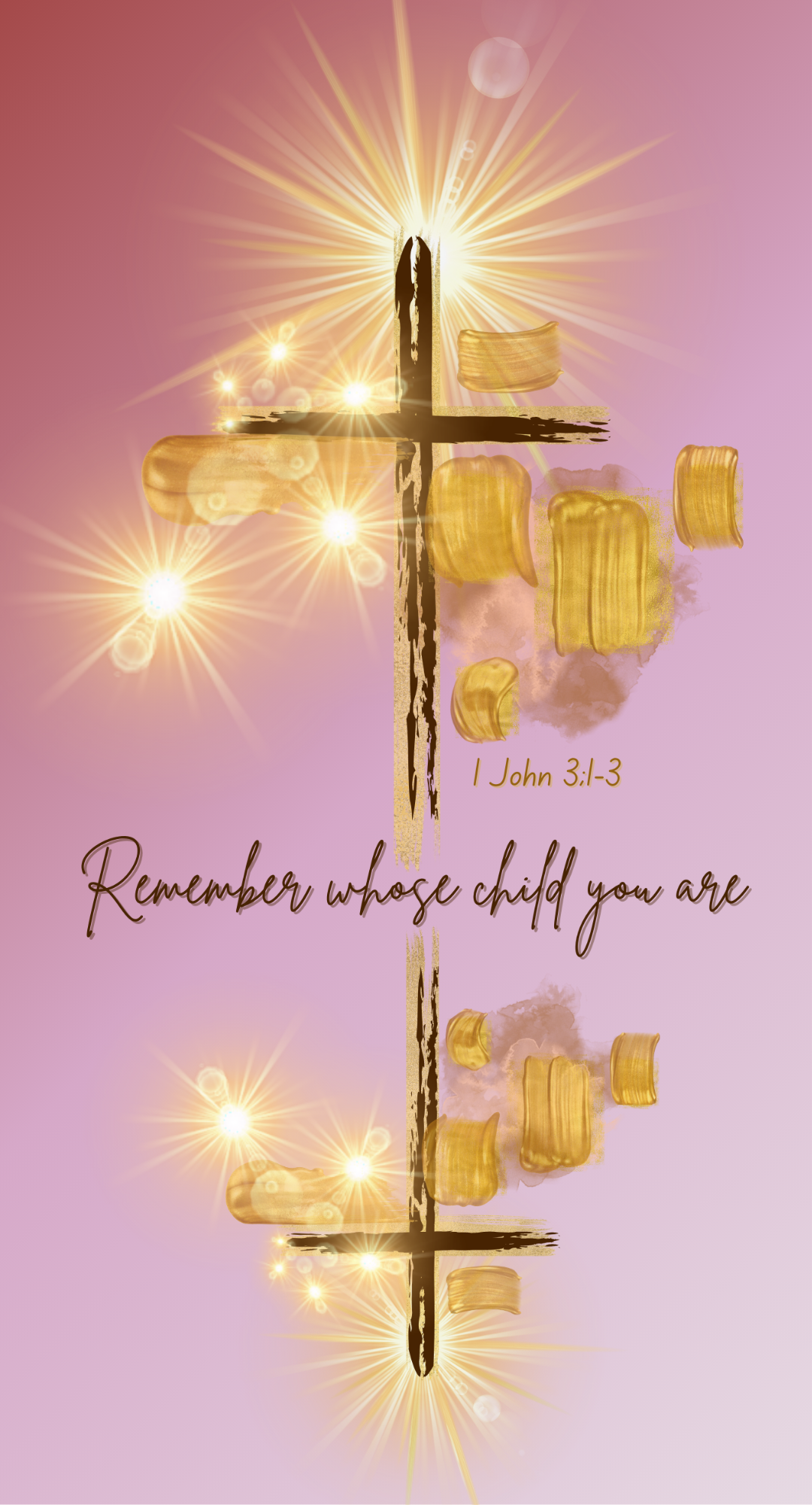 "Remember whose child you are" - decorative memorial slate