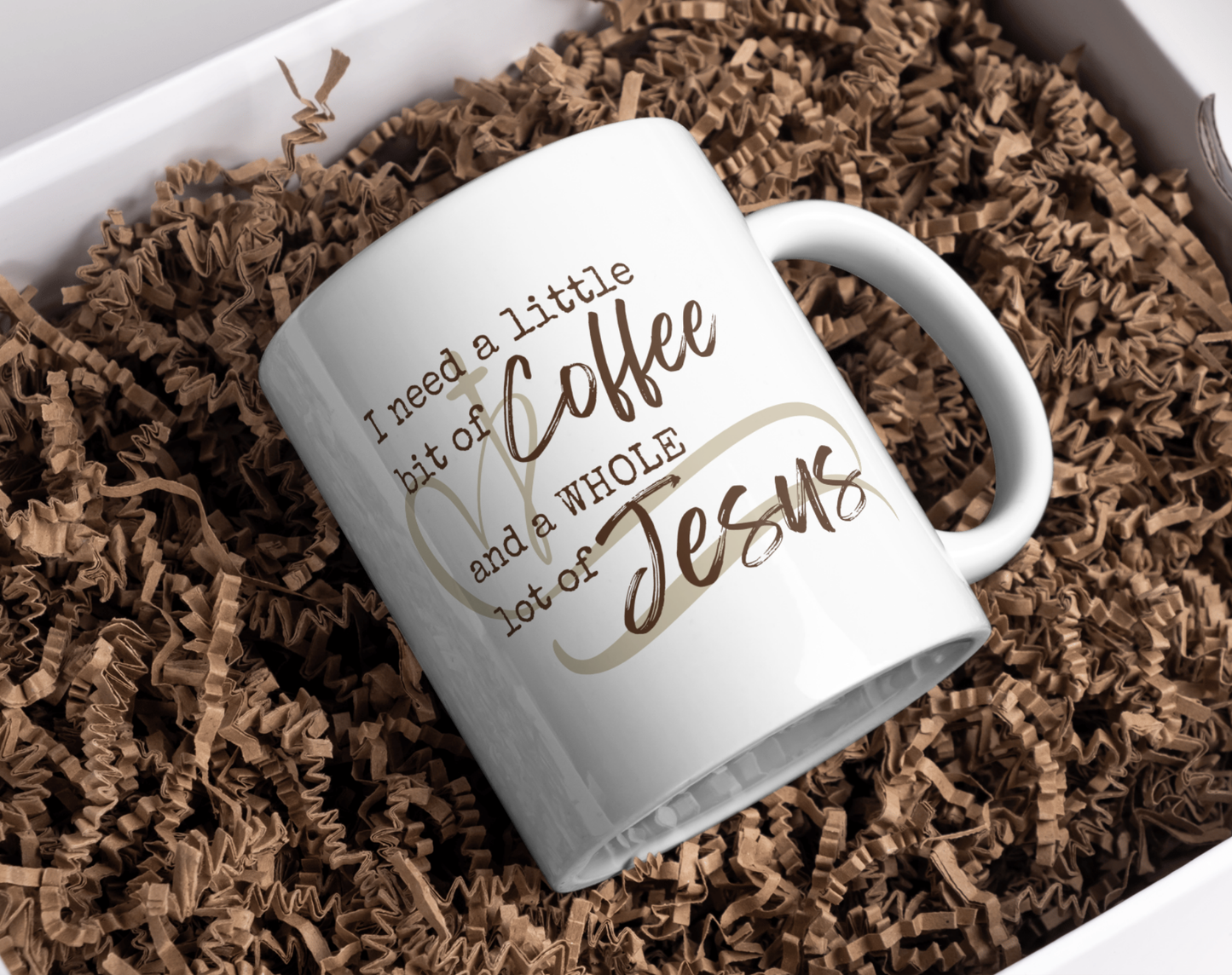 Jesus and Coffee - 11 oz Ceramic Coffee Mug