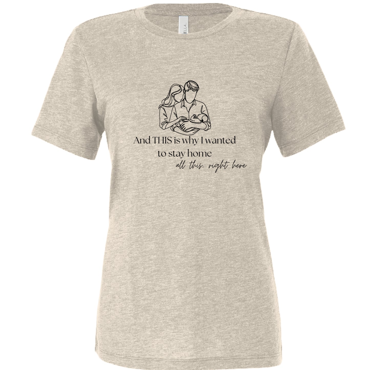 Solid Natural Triblend - FRONT