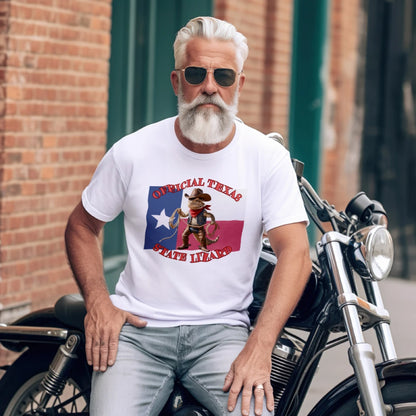 Texas Official State Lizard T-Shirt - Horned Toad Cowboy Graphic Tee