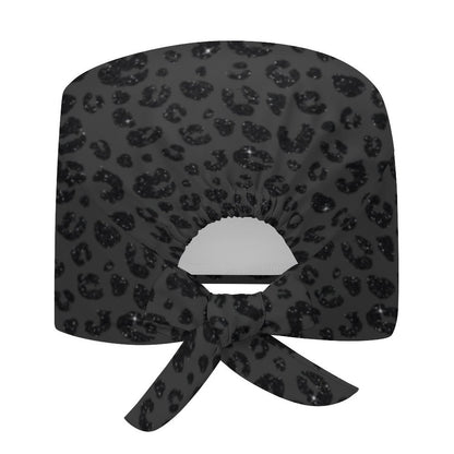 DARK LEOPARD PRINT HAT