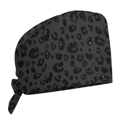 DARK LEOPARD PRINT HAT