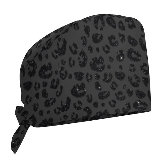 DARK LEOPARD PRINT HAT