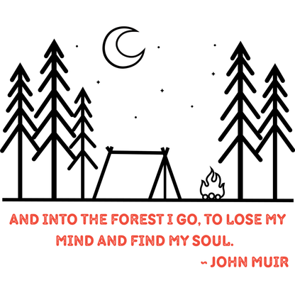 "And into the forest I go" - Crop Top