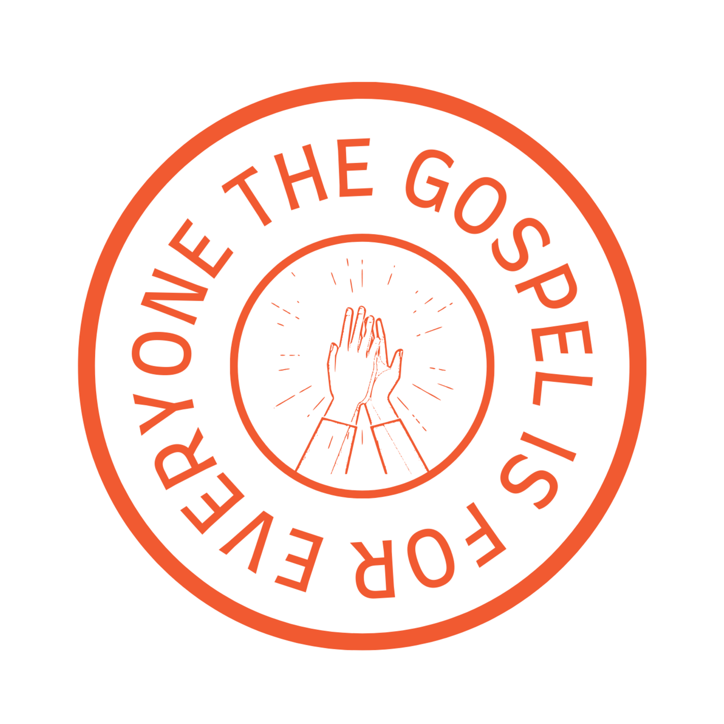 The Gospel is for Everyone (John 3:16) - Motel Style Keychain