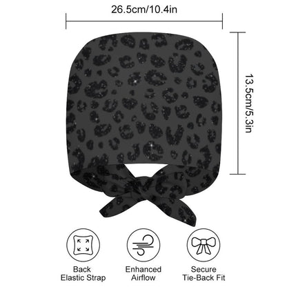 DARK LEOPARD PRINT HAT