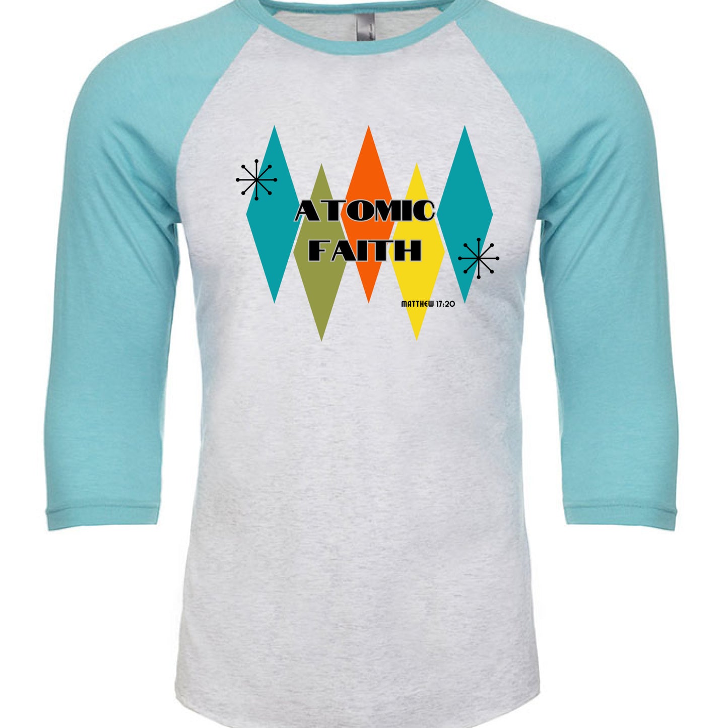 Tahiti Blue/ Heather White - FRONT