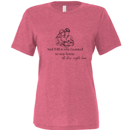 Char Pink Triblend - FRONT