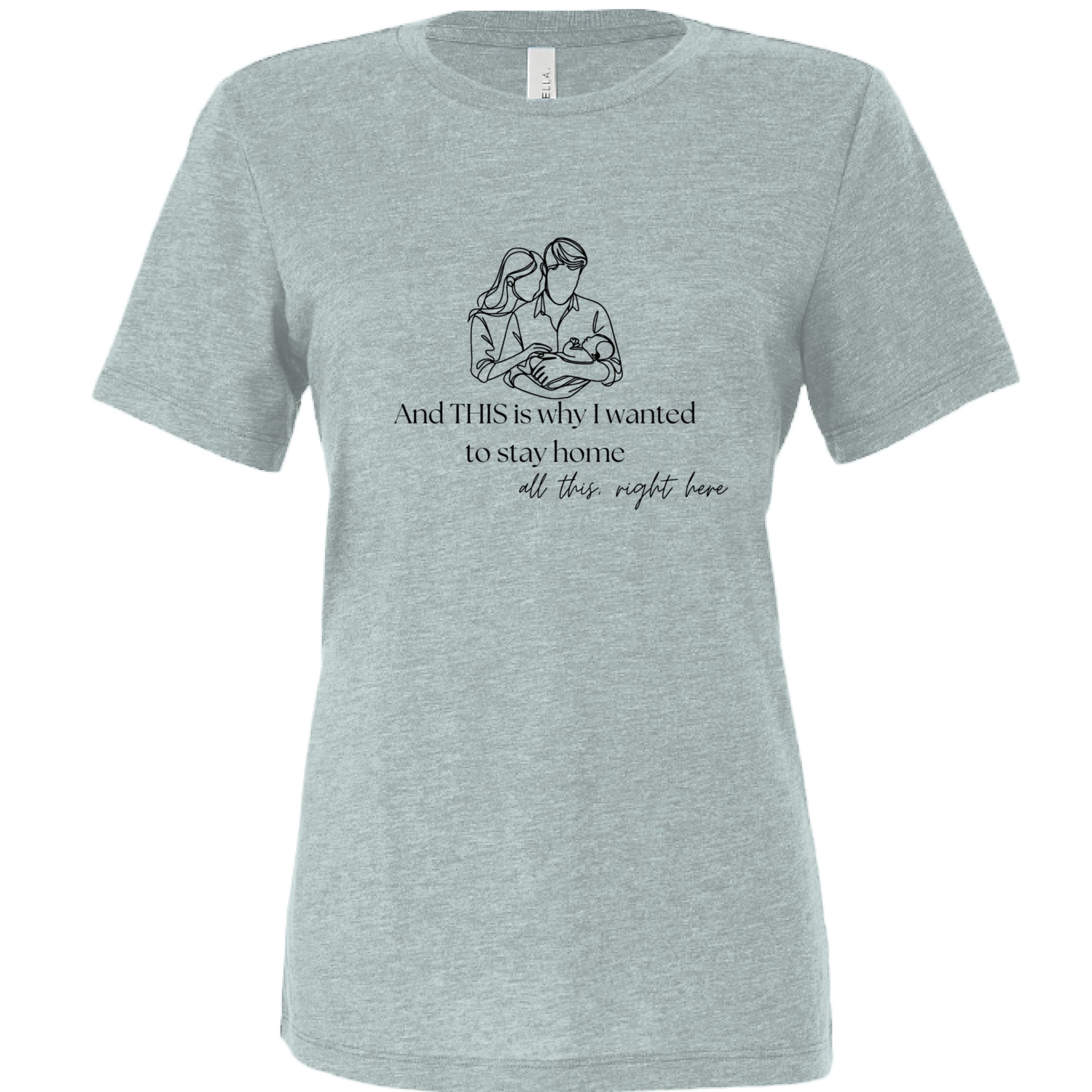 Dusty Blue Triblend - FRONT