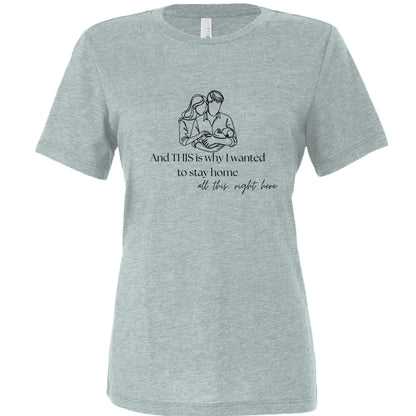 Dusty Blue Triblend - FRONT