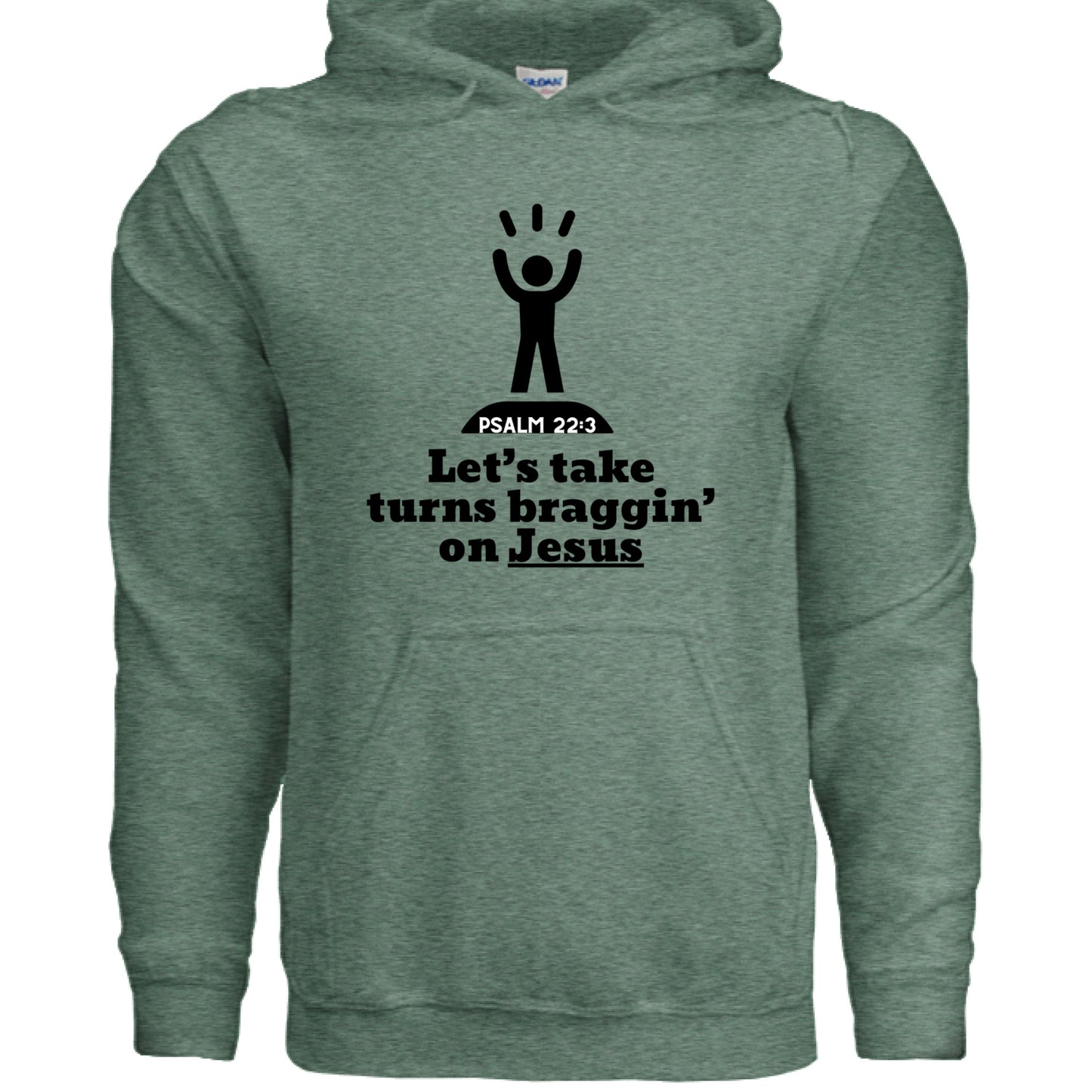 Heather Sport Dark Green - FRONT