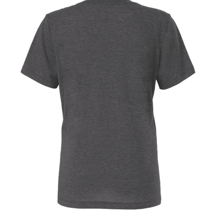 Solid Dark Grey Triblend - BACK