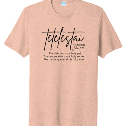 Heathered Dusty Peach - PC330 - FRONT