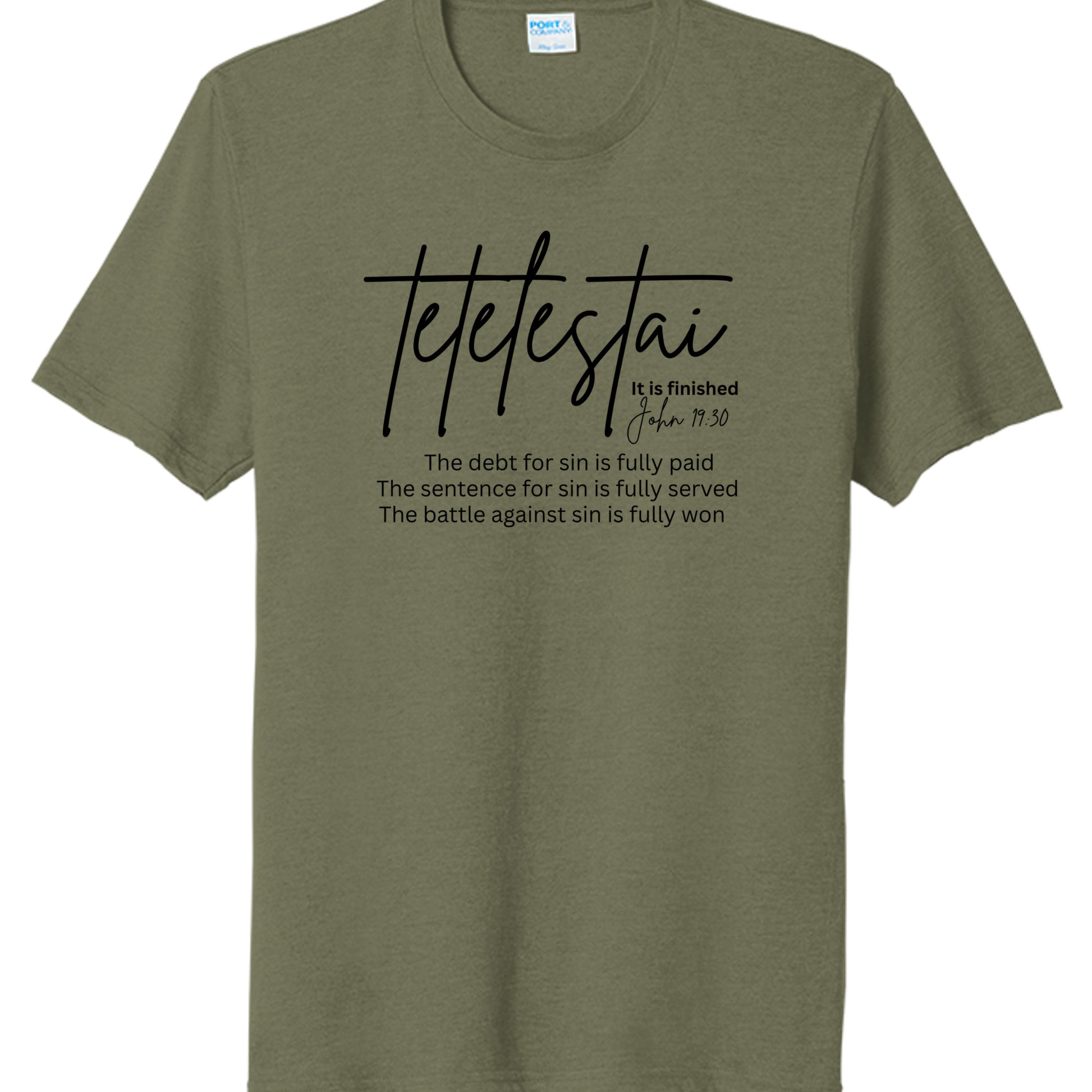 Military Green Heather - PC330 - FRONT