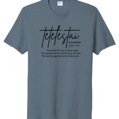 Steel Blue Heather - PC330 - FRONT