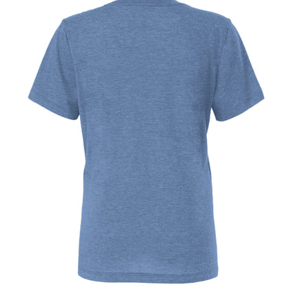 Blue Triblend - 6413 - BACK