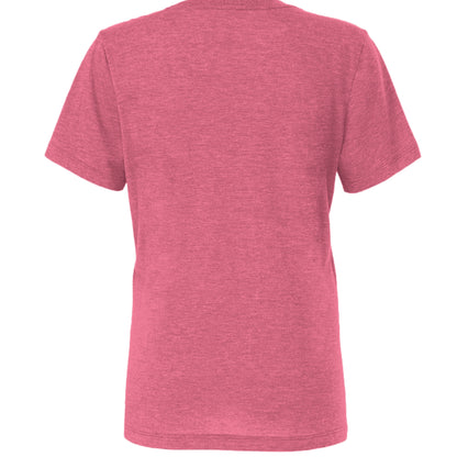 Char Pink Triblend - 6413 - BACK