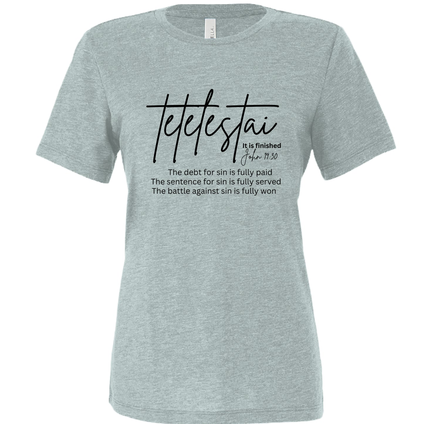 Dusty Blue Triblend - 6413 - FRONT