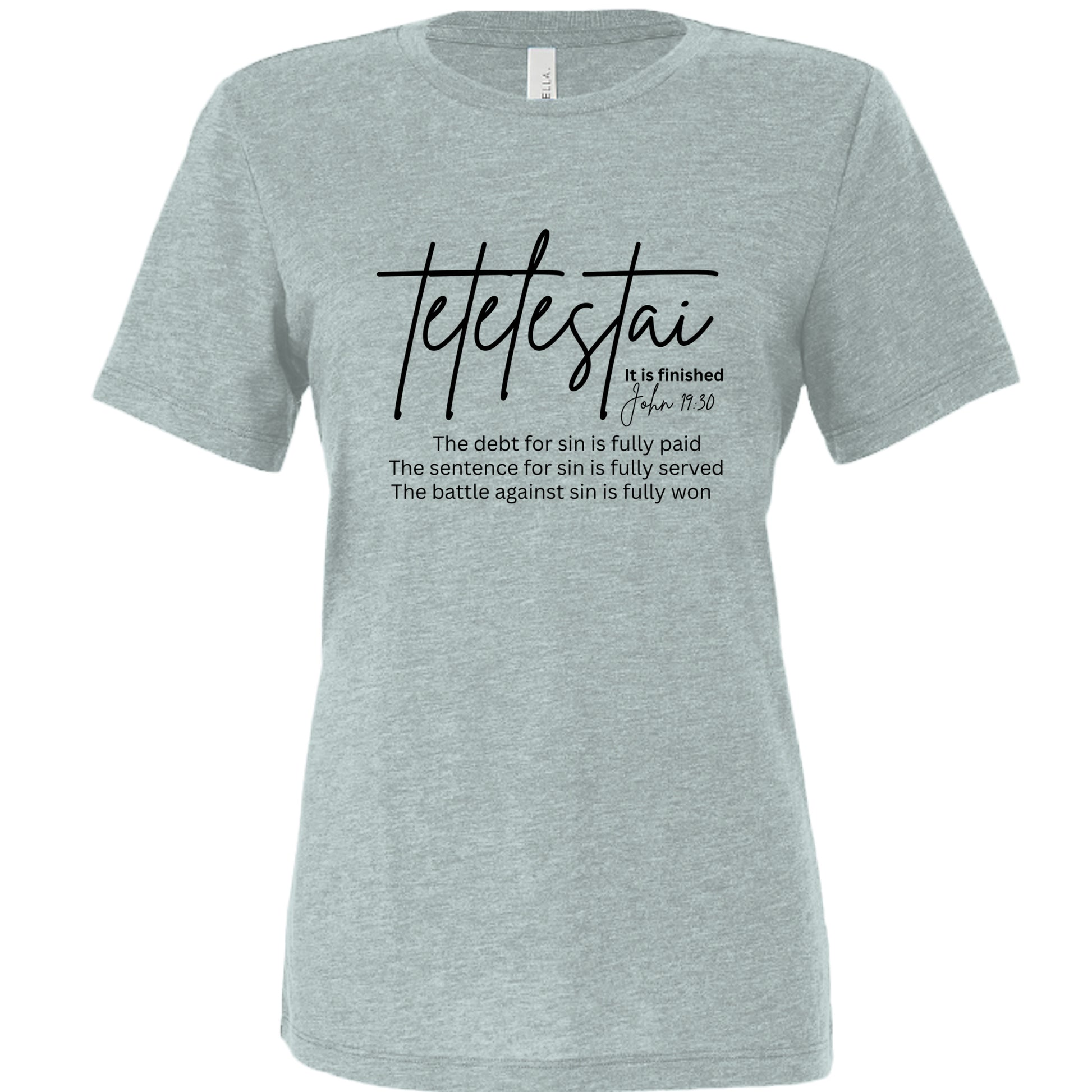 Dusty Blue Triblend - 6413 - FRONT