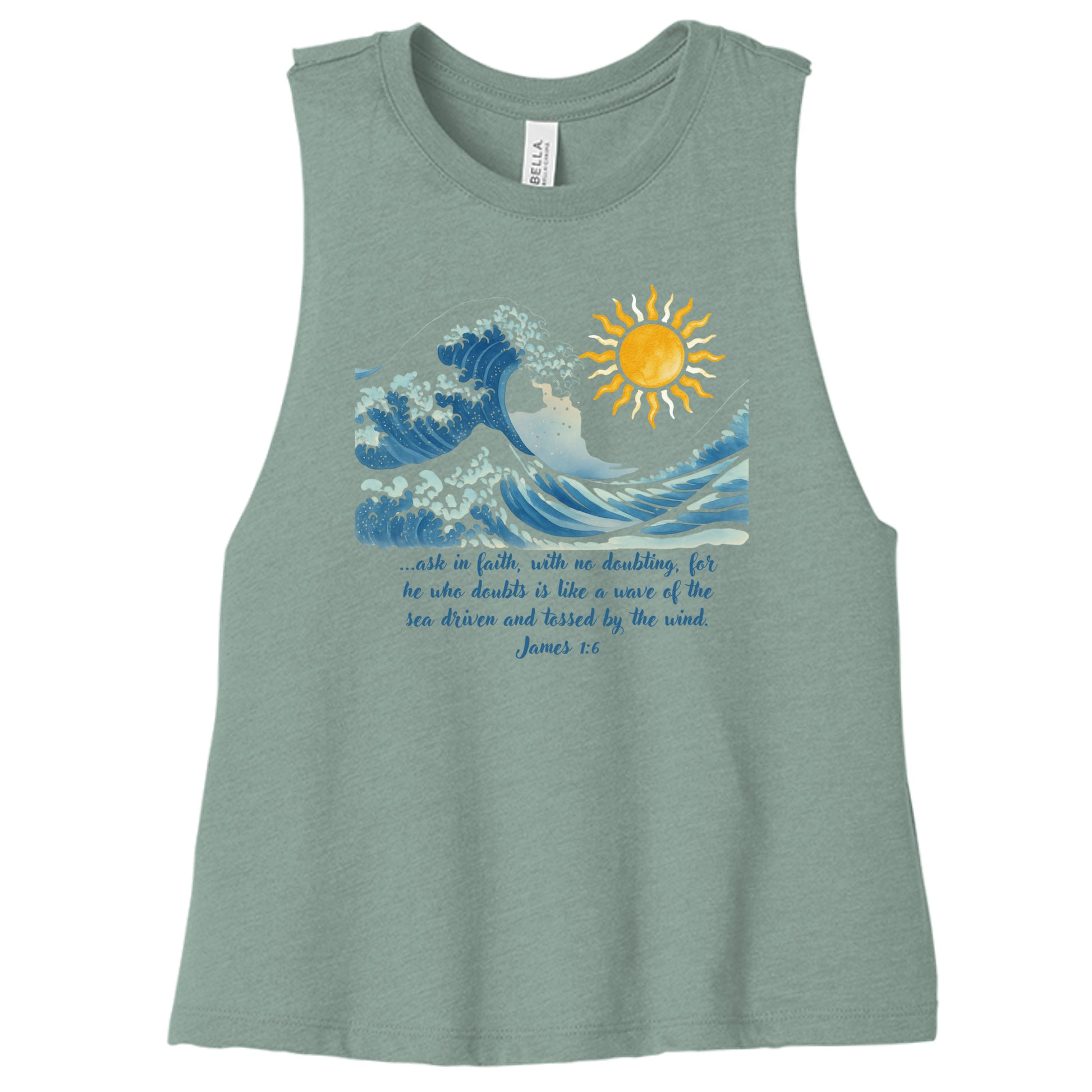 Heather Dusty Blue - 6682 - FRONT