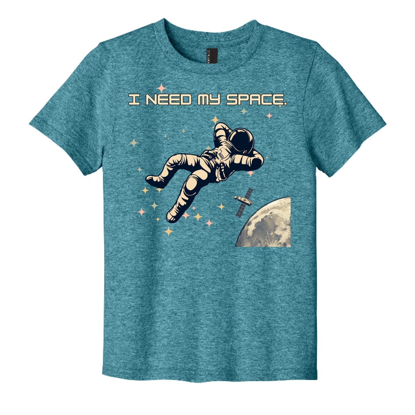 Vivid Teal Heather - PC43Y - FRONT