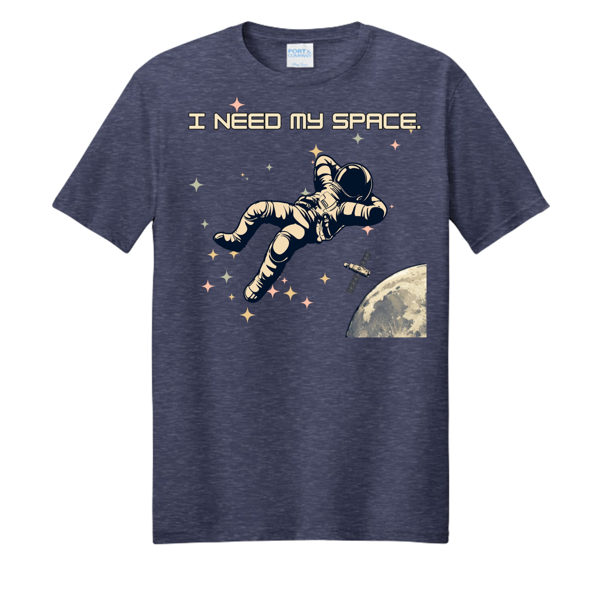 Team Navy Heather - PC455 - FRONT